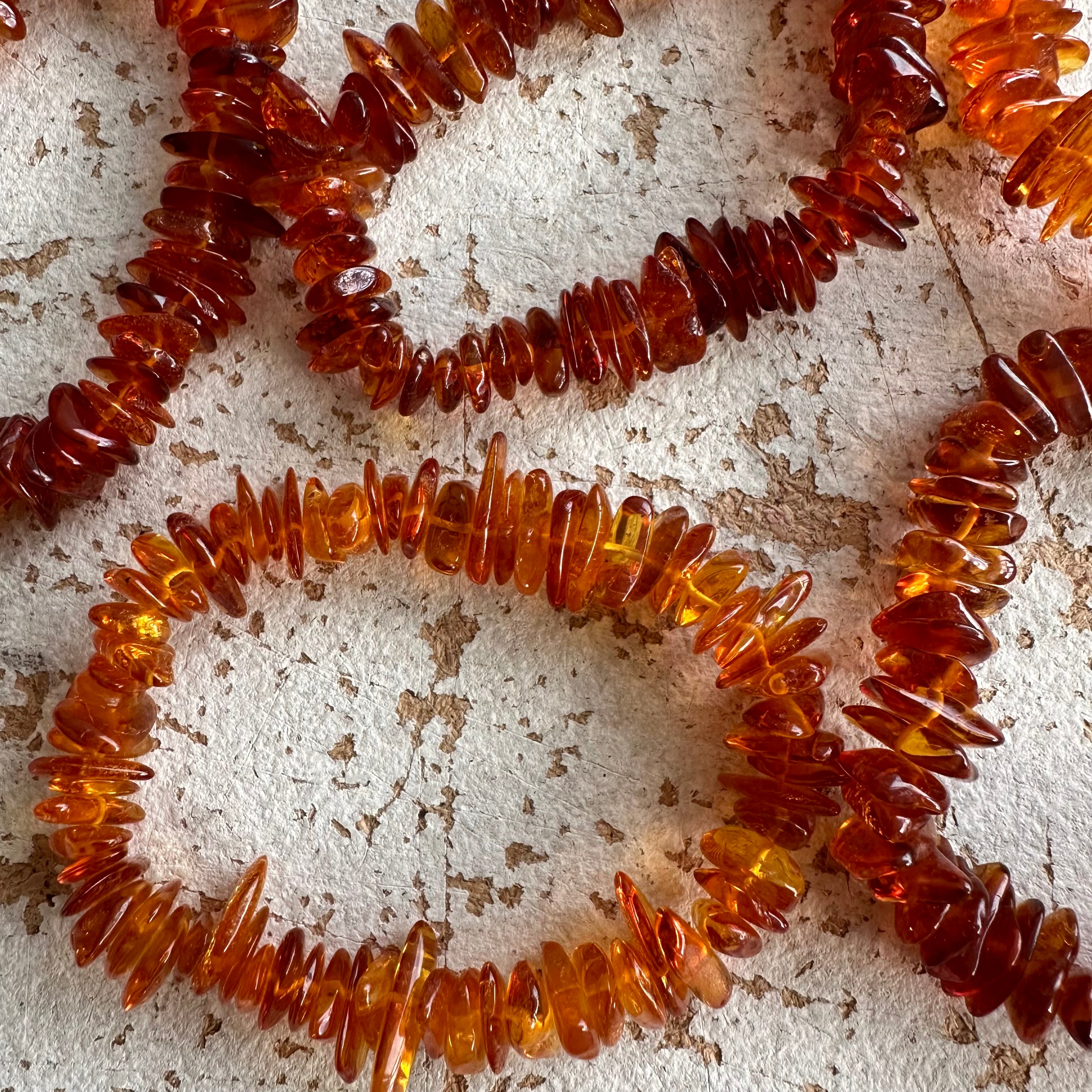 Amber Chip Bracelet - Large Amber Chip Bracelet - Large